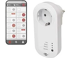 Ecost prekė po grąžinimo BrennenStuhl Connect WiFi Outlet Wa 3000 (intelektualusis WiFi lizdas, sude (Atnaujinta)