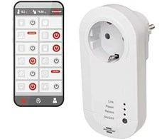 Ecost prekė po grąžinimo BrennenStuhl Connect WiFi Outlet Wa 3000 (intelektualusis WiFi lizdas, sude (Atnaujinta)