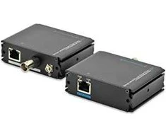 Ecost prekė po grąžinimo Digitus PoE+ extender set range at RJ45 to 400m / at COAX iki 500m - almo (Atnaujinta)