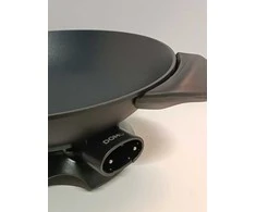Ecost prekė po grąžinimo, Domo Do-8708W didelis juodas aliuminio elektrinis Wok 5 l (Atnaujinta)