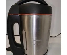 Ecost prekė po grąžinimo, Domo DO498BL Sriubos virimo aparatas, nerūdijantis metalas, 1,6 l, juodas (Atnaujinta)