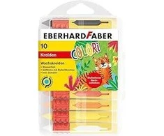 Ecost prekė po grąžinimo Eberhard Eberhard Faber 521009 - Colori Wax Crayons in 10 Bright Colours, w (Atnaujinta)