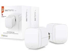 Ecost prekė po grąžinimo Eve Thermo, 2x smart radiator thermostat, Bluetooth, baltas (Atnaujinta)