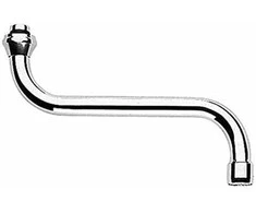 Ecost prekė po grąžinimo Grohe 13084000 DN15 S Snout virtuvės čiaupo 200 mm spindulio chromas (Atnaujinta)