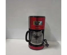 Ecost prekė po grąžinimo Grundig KM 6330 Coffee Machine Raudona Sense Digital Clock Programmable Start T (Atnaujinta)