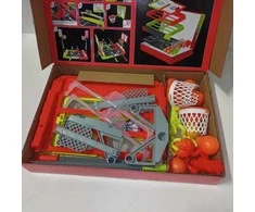 Ecost prekė po grąžinimo Hasbro Krepšinio žaidimas „Baskettack“, žaidimas „Kicker and Basketball“, s (Atnaujinta)