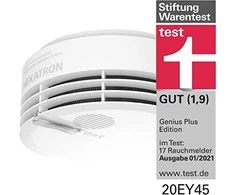 Ecost prekė po grąžinimo Hekatron Genius Plus dūmų detektorius su 10 metų akumuliatoriumi bandymo n (Atnaujinta)