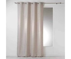 Ecost prekė po grąžinimo Homea užuolaidos su kilpomis, poliesteris, linas, 260 x 140 cm (Atnaujinta)