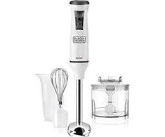 Ecost prekė po grąžinimo Juodas + BXHBA600E DECKER - 3 -in -1 600W multifunction diving mixer, 20 spe (Atnaujinta)