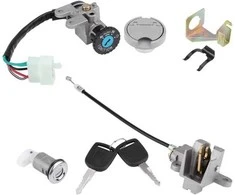Ecost prekė po grąžinimo Kimiss 1 Set 5Pin Connector 2 Keys uždegimo užrakto raktų užrakto degalų da (Atnaujinta)