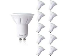 Ecost prekė po grąžinimo Lampaous GU10 LED Light Bulb 50wHalogen Gu10 Bulb Equivalent, GU10 Dimmable (Atnaujinta)