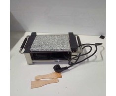 Ecost prekė po grąžinimo Livoo Doc261 Raclette įrenginys 4 žmonėms, nerūdijantis plienas, pilkas (Atnaujinta)