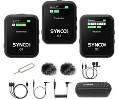 Ecost prekė po grąžinimo Micro belaidis mikrofonas, SYNCO G2(A2) Lavalier Wireless Mikrofonų sistema (Atnaujinta)