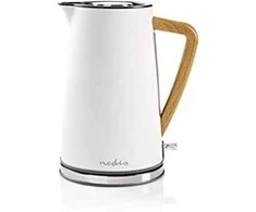 Ecost prekė po grąžinimo Nedis KAWK510EWT virdulys | 1,7 l | Soft Touch | Balta (Atnaujinta)