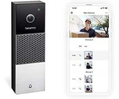 Ecost prekė po grąžinimo Netatmo ndbde išmanusis vaizdo durų skambutis su fotoaparatu, WiFi, 2way Au (Atnaujinta)