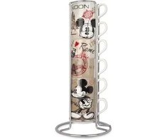 Ecost prekė po grąžinimo Originali Disney Mickey and Minnie Mouse Cafe Espresse Cup su me (Atnaujinta)