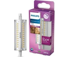 Ecost prekė po grąžinimo Philips LED Classic Dimmable Light Spot [R7S] 14W - 100W Equivalent, Baltas (Atnaujinta)