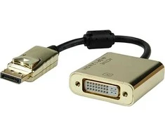 Ecost prekė po grąžinimo ROLINE GOLD 4K DPDVI adapteris Active v1.2 DP ST DVI BU, mažmeni (Atnaujinta)