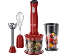 Ecost prekė po grąžinimo Russell Hobbs Stabmixer [3-in-1: plakiklis/shredded, mixer &amp; snowy attachment (Atnaujinta)