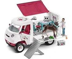 Ecost prekė po grąžinimo Schleich 42370 Mobilus veterinaras su Hanoverių veislės kumeliukais (Atnaujinta)