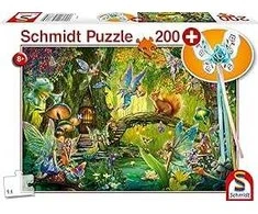 Ecost prekė po grąžinimo Schmidt Spiele dėlionė 56333 „Fėjos miške“, su fėjų lazdele, vaikų dėlionė, (Atnaujinta)