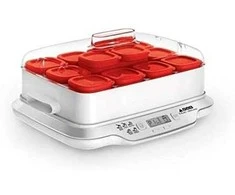 Ecost prekė po grąžinimo SEB YG661500 Multi Délices Express Yoghurt Maker Baltas / Raudona (Atnaujinta)