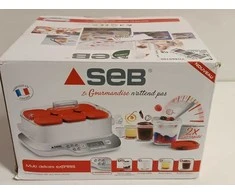 Ecost prekė po grąžinimo SEB Yogurti?re 6 pots, 140 ml glass jars, 5 automatic programs, BPA -free, (Atnaujinta)