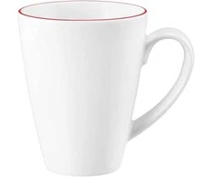 Ecost prekė po grąžinimo, Seltmann Weiden Lido V2 10863 Tambel puodelis su rankena 0,35 l, baltas (Atnaujinta)
