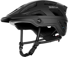 Ecost prekė po grąžinimo Sena M1 EVO MTB šalmas su interkomu (matinis juodas, L dydis) (Atnaujinta)