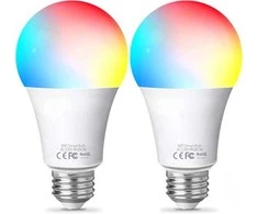 Ecost prekė po grąžinimo Smart LED Light Bulb 10 W, 1000 LM, WiFi Bulbs E27, Fitop, Dimmable, Warm W (Atnaujinta)
