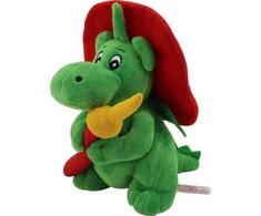 Ecost prekė po grąžinimo Sweety Toys 11025 XL drakonas GRISU 20 cm su gaisrininko žarna (Atnaujinta)