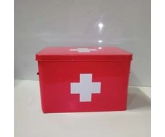 Ecost prekė po grąžinimo Theo&amp;Cleo Medizin Box Metall, Erste Hilfe Kasten Koffer Schrank, Arzneischr (Atnaujinta)