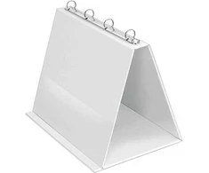 Ecost prekė po grąžinimo Veloflex 4101090 Table Flip Chart A4 Presentation Flip Chart Stand Ring Bin (Atnaujinta)