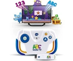 Ecost prekė po grąžinimo VTech ABC Smile TV Mano pirmoji mokomoji žaidimų konsolė 3/7 metų (Atnaujinta)