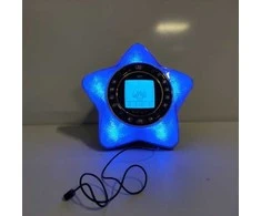 Ecost prekė po grąžinimo VTech - Kidimagic Starlight Violet - Interaktyvus vaikiškas žadintuvas, rad (Atnaujinta)