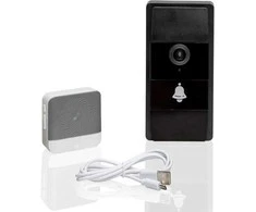 Ecost prekė po grąžinimo Wireless Doorbell with Camera and Intercom WLAN - Night Vision - Access the (Atnaujinta)