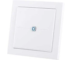 Homematic (Grąžinta prekė) Homematinis IP 155342A0 išmaniųjų namų sienų jungiklis, plokščias, papildom