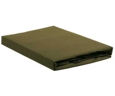 Ambiante Cotton Uni HL Olive Žalias paklodė su guma Čiužinio dydis - 140x200 cm