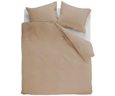 Ambiante Patalynės komplektas Cotton Uni Khaki Pagalvės matmenys - 50x70 cm, Antklodės matmenys - 140x200 cm
