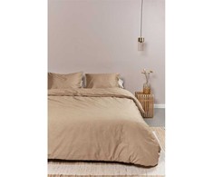 Ambiante Patalynės komplektas Cotton Uni Khaki Pagalvės matmenys - 50x70 cm, Antklodės matmenys - 140x200 cm