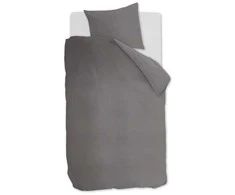 Ambiante Patalynės komplektas Cotton Uni Pilkas Pagalvės matmenys - 50x70 cm, Antklodės matmenys - 200x200 cm