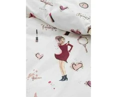 Beddinghouse Vaikiškas patalynės komplektas Fashion Rožinė Pagalvės matmenys - 50x70 cm, Antklodės matmenys - 135x200 cm