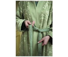 Chalatas Pip Studio Jasmin Jacquard Žalias Chalato dydis - XL
