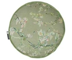 Dekoratyvinė pagalvė Van Gogh Round Blossom Žalias Pagalvės matmenys - 40x40 cm