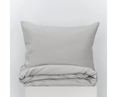Fejos Namai EXCLUSIVE Sidabrinis PREMIUM satino patalynės komplektas Pagalvės matmenys - 50x70 cm, Antklodės matmenys - 140x200 cm