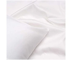 Fejos Namai PREMIUM satino pagalvės užvalkalas COCONUT Baltas Pagalvės matmenys - 50x60 cm