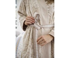 Chalatas Pip Studio Jasmin Jacquard Sand Chalato dydis - M