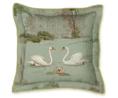 Patalynės komplektas Pip Studio Dekoratyvinė kvadratinė pagalvėlė Darjeeling Days Žalias Pagalvės matmenys - 45x45 cm