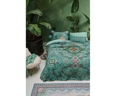 Pip Studio Patalynės komplektas Sultans Carpet Žalias Pagalvės matmenys - 50x70 cm, Antklodės matmenys - 200x220 cm
