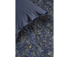 Pip Studio Patalynės komplektas Tutti i Fiori Dark Mėlyna Pagalvės matmenys - 60x70 cm, Antklodės matmenys - 200x200 cm